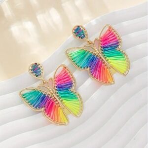 Color Pop Butterfly Earrings